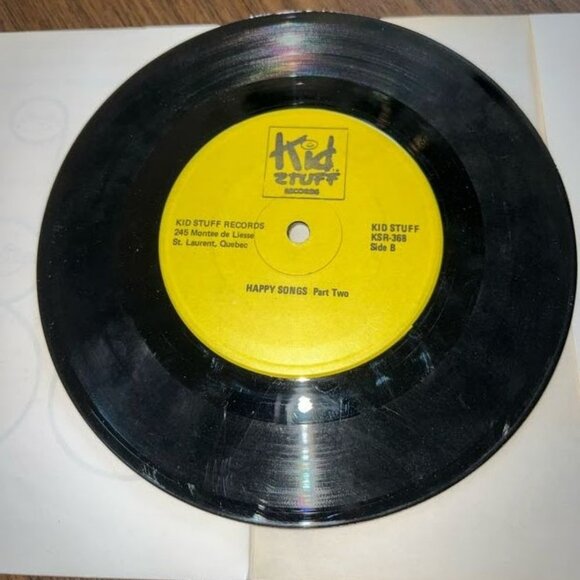Sing-A-Long Song Book Happy Songs KSR 368 Vintage Kid Stuff Records Rare! - Picture 3 of 12
